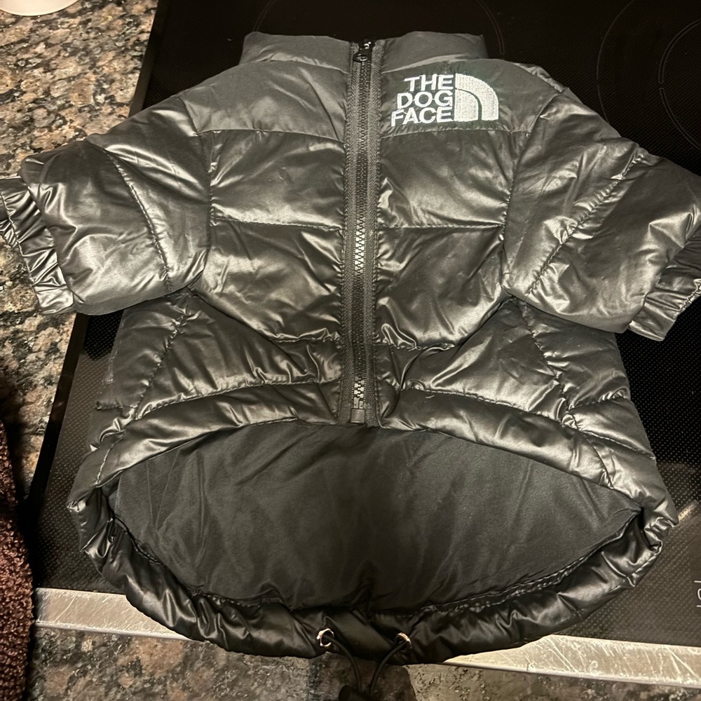 The Dog Face Puffer Jacket for dogs